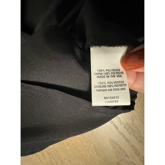 Nanette Lepore Black Lace Sleeveless Top Whimsy Goth Quiet Luxury Minimalist - Picture 8 of 8